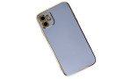 Newface iPhone 12 Kılıf Volet Silikon - Mavi