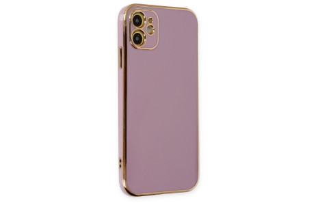 Newface iPhone 12 Kılıf Volet Silikon - Mor