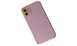 Newface iPhone 12 Kılıf Volet Silikon - Mor