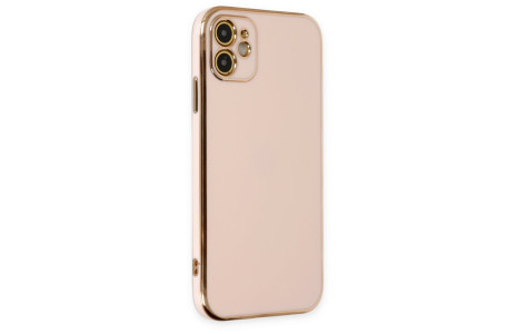 Newface iPhone 12 Kılıf Volet Silikon - Pembe