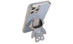Newface iPhone 12 Pro Kılıf Aston Stand Silikon - Mavi