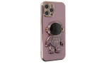 Newface iPhone 12 Pro Kılıf Aston Stand Silikon - Mor