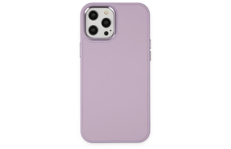 Newface iPhone 12 Pro Kılıf Asya Deri Silikon - Lila