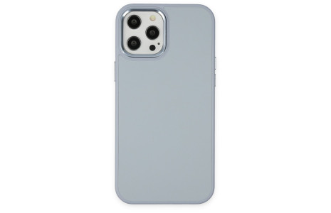 Newface iPhone 12 Pro Kılıf Asya Deri Silikon - Sierra Blue