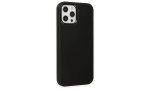 Newface iPhone 12 Pro Kılıf Asya Deri Silikon - Siyah
