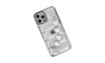 Newface iPhone 12 Pro Kılıf Berlin Elcekli Silikon - Gümüş