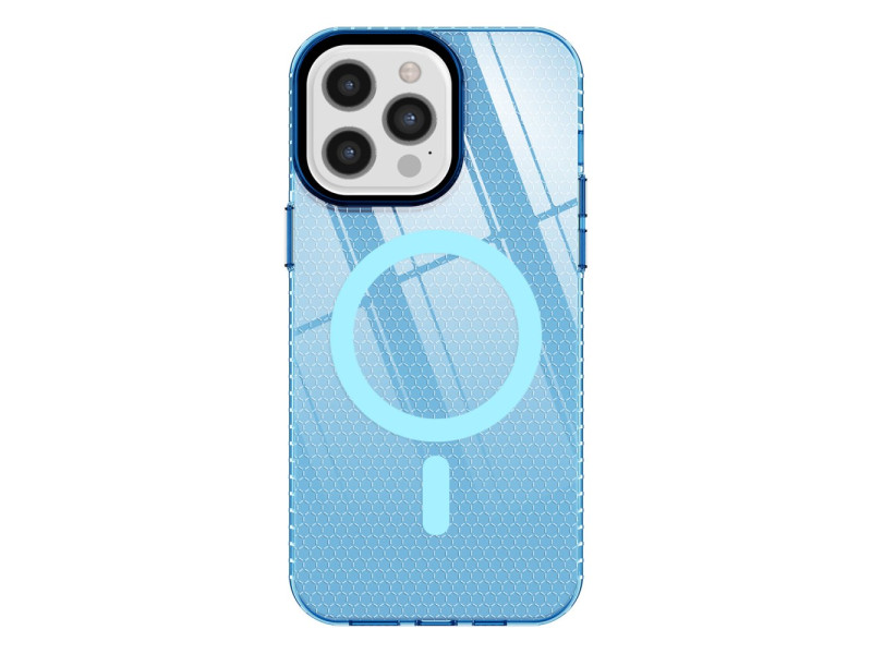 Newface iPhone 12 Pro Kılıf Beta Magneticsafe Silikon - Mavi