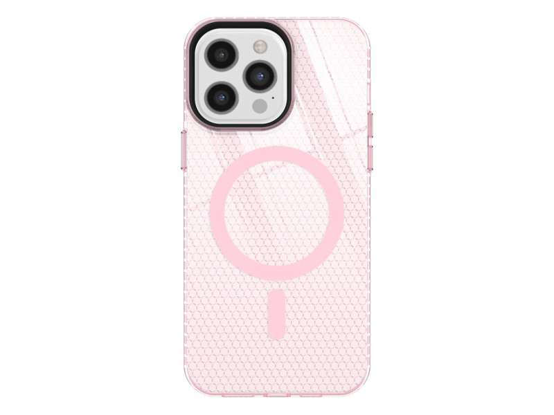Newface iPhone 12 Pro Kılıf Beta Magneticsafe Silikon - Pembe
