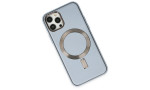 Newface iPhone 12 Pro Kılıf Coco Deri Magneticsafe Silikon - Sierra Blue