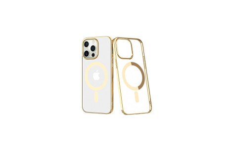 Newface iPhone 12 Pro Kılıf Element Magneticsafe Sert Kapak - Gold
