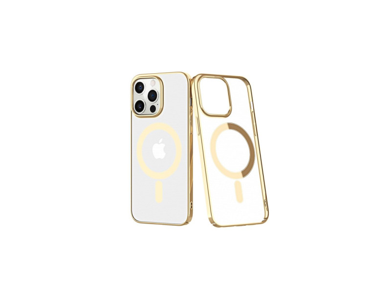 Newface iPhone 12 Pro Kılıf Element Magneticsafe Sert Kapak - Gold