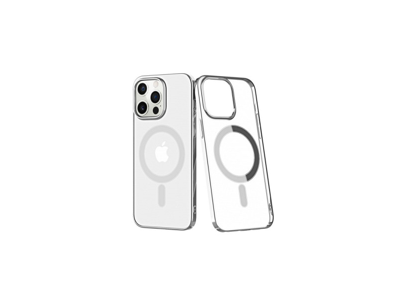 Newface iPhone 12 Pro Kılıf Element Magneticsafe Sert Kapak - Gümüş