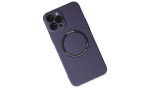 Newface iPhone 12 Pro Kılıf Jack Magneticsafe Lens Silikon - Mor