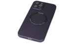 Newface iPhone 12 Pro Kılıf Jack Magneticsafe Lens Silikon - Mor