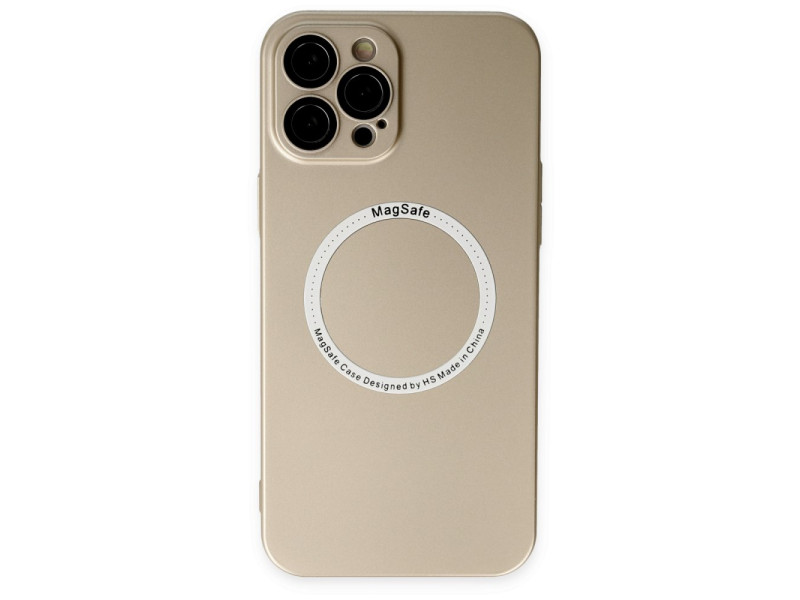 Newface iPhone 12 Pro Kılıf Jack Magneticsafe Lens Silikon - Gold