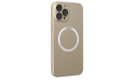 Newface iPhone 12 Pro Kılıf Jack Magneticsafe Lens Silikon - Gold