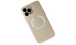Newface iPhone 12 Pro Kılıf Jack Magneticsafe Lens Silikon - Gold