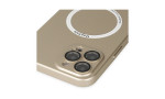 Newface iPhone 12 Pro Kılıf Jack Magneticsafe Lens Silikon - Gold