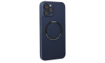 Newface iPhone 12 Pro Kılıf Jack Magneticsafe Lens Silikon - Lacivert