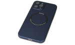 Newface iPhone 12 Pro Kılıf Jack Magneticsafe Lens Silikon - Lacivert