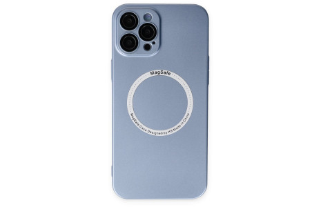 Newface iPhone 12 Pro Kılıf Jack Magneticsafe Lens Silikon - Sierra Blue