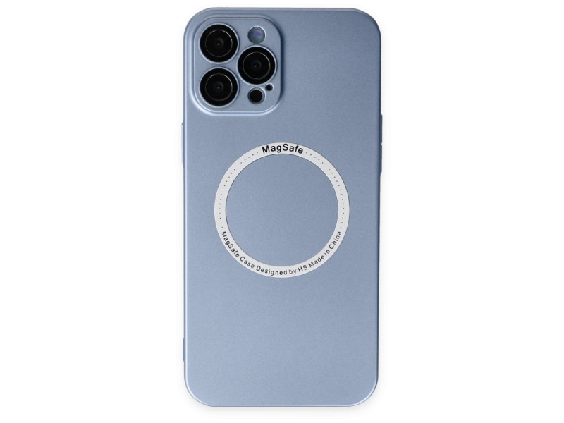 Newface iPhone 12 Pro Kılıf Jack Magneticsafe Lens Silikon - Sierra Blue