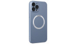 Newface iPhone 12 Pro Kılıf Jack Magneticsafe Lens Silikon - Sierra Blue