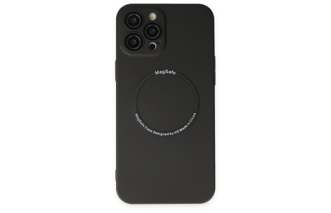Newface iPhone 12 Pro Kılıf Jack Magneticsafe Lens Silikon - Siyah