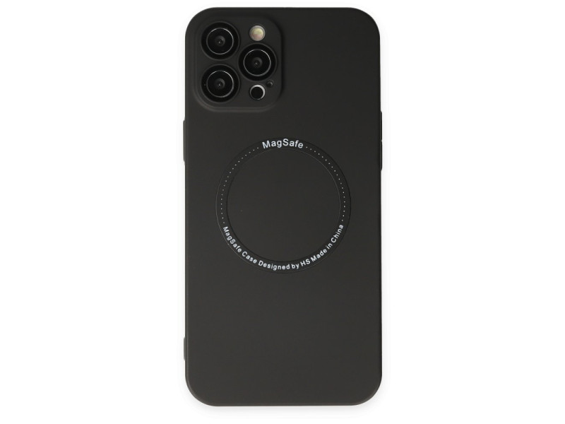 Newface iPhone 12 Pro Kılıf Jack Magneticsafe Lens Silikon - Siyah
