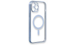 Newface iPhone 12 Pro Kılıf Magneticsafe Lazer Silikon - Sierra Blue