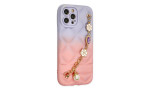 Newface iPhone 12 Pro Kılıf Mozart Elcekli Silikon - Pembe