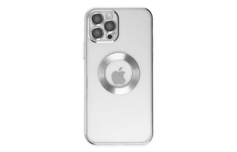 Newface iPhone 12 Pro Kılıf Slot Silikon - Gümüş