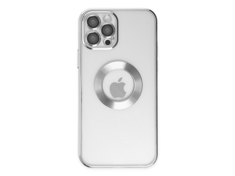 Newface iPhone 12 Pro Kılıf Slot Silikon - Gümüş