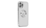 Newface iPhone 12 Pro Kılıf Slot Silikon - Gümüş