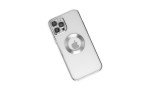 Newface iPhone 12 Pro Kılıf Slot Silikon - Gümüş