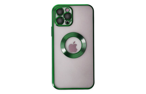 Newface iPhone 12 Pro Kılıf Slot Silikon - Köknar Yeşili