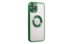 Newface iPhone 12 Pro Kılıf Slot Silikon - Köknar Yeşili