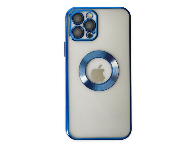 Newface iPhone 12 Pro Kılıf Slot Silikon - Mavi