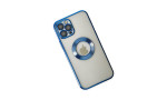 Newface iPhone 12 Pro Kılıf Slot Silikon - Mavi