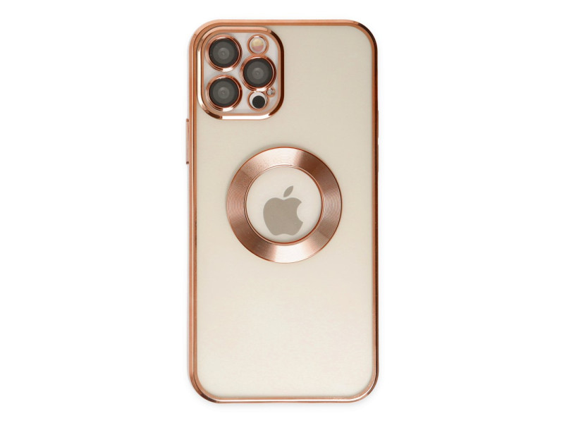 Newface iPhone 12 Pro Kılıf Slot Silikon - Rose Gold