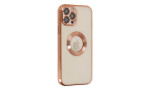 Newface iPhone 12 Pro Kılıf Slot Silikon - Rose Gold