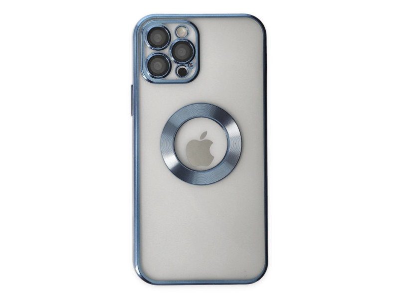 Newface iPhone 12 Pro Kılıf Slot Silikon - Sierra Blue