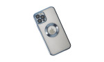 Newface iPhone 12 Pro Kılıf Slot Silikon - Sierra Blue