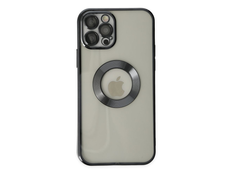 Newface iPhone 12 Pro Kılıf Slot Silikon - Siyah