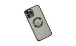 Newface iPhone 12 Pro Kılıf Slot Silikon - Siyah