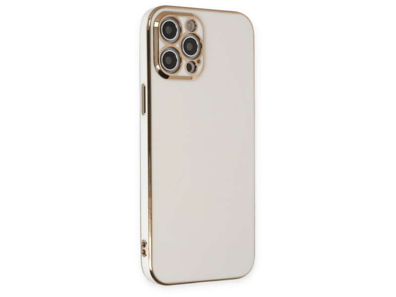 Newface iPhone 12 Pro Kılıf Volet Silikon - Beyaz