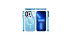 Newface iPhone 12 Pro Max Kılıf Beta Magneticsafe Silikon - Mavi