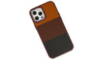 Newface iPhone 12 Pro Max Kılıf King Kapak - Bordo-Siyah