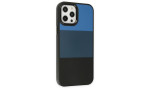 Newface iPhone 12 Pro Max Kılıf King Kapak - Mavi-Siyah