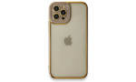Newface iPhone 12 Pro Max Kılıf Liva Lens Silikon - Lila